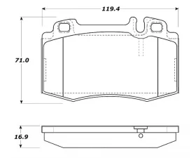 StopTech Brake Rotor, Front, Slotted, Black, Ford Mustang 2015-2023, 308.0847