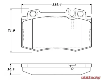 StopTech Brake Rotor, Front, Slotted, Black, Ford Mustang 2015-2023, 308.0847 - 308.08470