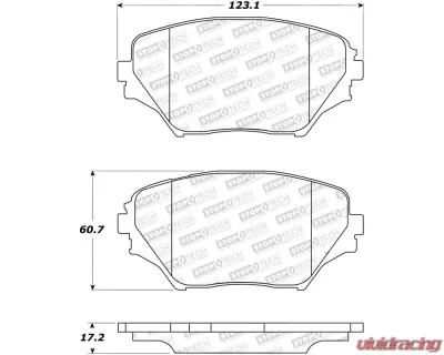 StopTech Brake Rotor - Front, Silver, Mazda 3 2004-2009, 308.0862 - 308.08620
