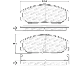 StopTech Brake Rotor, Front, Black, for Honda Civic 2006-2011, 308.0864