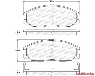 StopTech Brake Rotor, Front, Black, for Honda Civic 2006-2011, 308.0864 - 308.08640