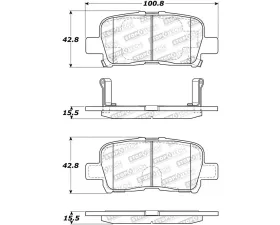 StopTech Brake Rotor Set - Front, Black, 2007-2014 Chevrolet Corvette 308.0865