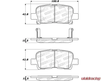StopTech Brake Rotor Set - Front, Black, 2007-2014 Chevrolet Corvette 308.0865 - 308.08650