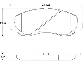 StopTech Brake Rotor, Front, Silver, for Honda Civic 2006-2011 - 308.0866