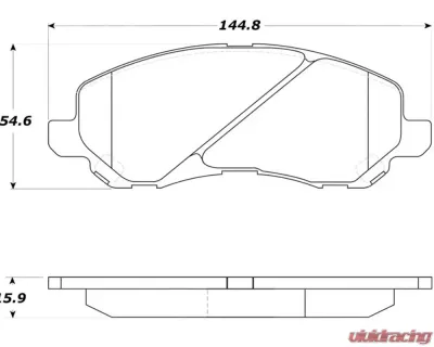 StopTech Brake Rotor, Front, Silver, for Honda Civic 2006-2011 - 308.0866 - 308.08660