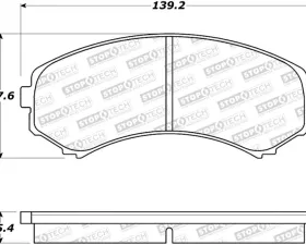 StopTech Brake Rotor, Front, Silver, for Ford Mustang 2015-2020, 308.0867
