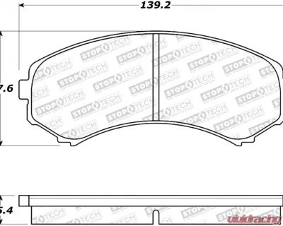 StopTech Brake Rotor, Front, Silver, for Ford Mustang 2015-2020, 308.0867 - 308.08670