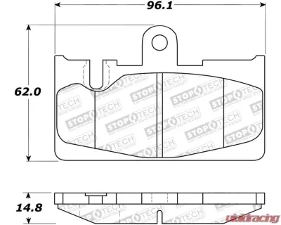 StopTech Brake Rotor, Front, Black, Compatible with Honda Civic 2006-2011, 308.0871 - 308.08710