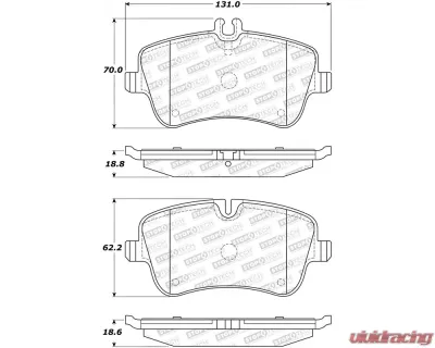 StopTech Brake Rotor, Front, Black, for Honda Civic 2001-2005, 308.0872 - 308.08720