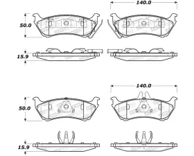 StopTech Brake Rotor, Front, Black, for Ford Mustang 2015-2021, 308.0875