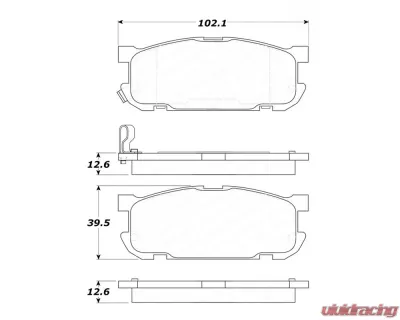 StopTech Brake Rotor Set - Front, Silver, for Honda Civic 2006-2011 - 308.0891 - 308.08910