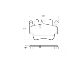 StopTech Brake Rotor, Front, Slotted, Black, Ford Mustang 2015-2023 308.0917