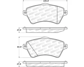 StopTech Brake Rotor, Front, Silver, for Honda Civic 2006-2011, 308.0926