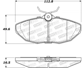 StopTech High-Performance Brake Rotor for Honda Civic 2006-2011, 308.0944