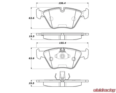 StopTech Brake Rotor, Front, Silver, for Honda Civic 2006-2011, 308.0946 - 308.09460