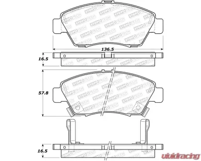StopTech Performance Brake Rotor for Ford Mustang 2015-2020, 308.0948 - 308.09480