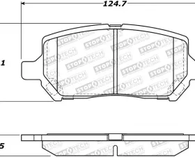 StopTech Performance Brake Rotor, Front, Silver, Ford Mustang 2005-2014, 308.0956