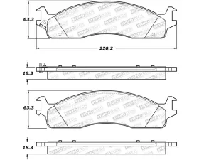 StopTech Brake Rotor, Front, Silver, for Ford Mustang 2015-2023, 308.0965