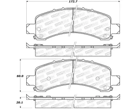 StopTech Brake Rotor, Front, Black, for Honda Civic 2006-2011, 308.0974