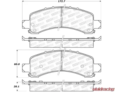 StopTech Brake Rotor, Front, Black, for Honda Civic 2006-2011, 308.0974 - 308.09740
