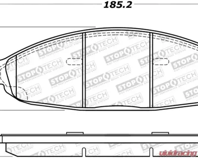 StopTech Brake Rotor Set, Front, Silver, for Honda Civic 2006-2011, 308.0997 - 308.09970