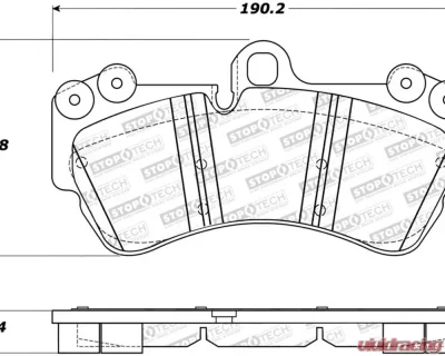 StopTech Street Brake Pads with Shims/Hardware Front - 308