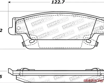 StopTech Brake Rotor Set, Front, Silver, Fits Honda Civic 2006-2011, 308.102 - 308.10200