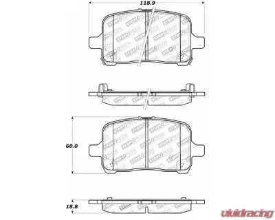 StopTech Brake Rotor Set - Front, Silver, Ford Mustang 2015-2023, 308.1028 - 308.10280