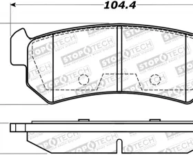 StopTech Brake Rotor Set, Front, Silver, for Honda Civic 2006-2011, 308.1036