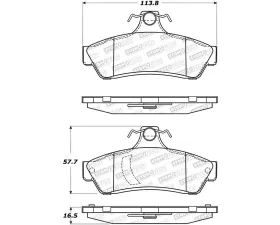 StopTech Brake Pads - Performance Upgrade for Honda Civic 2006-2011, 308.1048