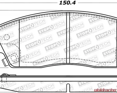 StopTech Brake Rotor - Front, Silver, Steel, Dodge Charger 2006-2010, 308.1056 - 308.10560
