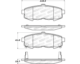 StopTech Brake Rotor, Front, Silver, for 2006-2011 Honda Civic - 308.1073