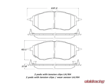 StopTech Brake Rotor, Front, Silver, for Honda Civic 2006-2011, 308.1078 - 308.10780
