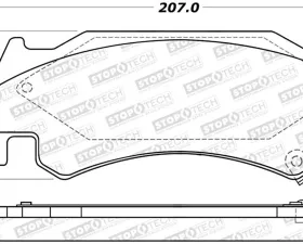 StopTech Brake Rotors, Front, Slotted, Black, Ford Mustang 2015-2023 308.1085
