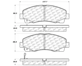 StopTech Brake Rotor Set - Front, Black, for Ford Mustang 2015-2023 - 308.1102