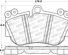 StopTech Brake Pads for Ford Mustang 2015-2023, Ceramic, Front 308.113