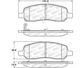 StopTech Brake Rotor Set, Front, Silver, Fits Honda Civic 2006-2011, 308.1172