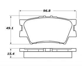 StopTech Brake Rotor Kit - Front, Black, for Honda Civic 2006-2011, 308.1212