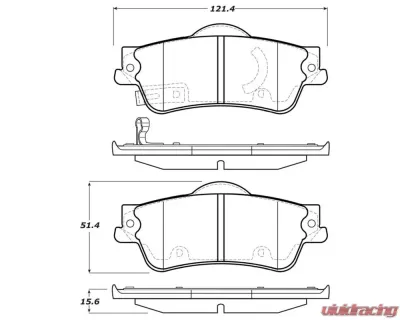 StopTech Performance Brake Rotor Set, Front, Black, Ford Mustang 2015-2023, 308.1352 - 308.13520