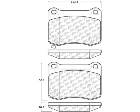 StopTech Brake Rotor, Front, Silver, for Honda Civic 2006-2011, 308.1366
