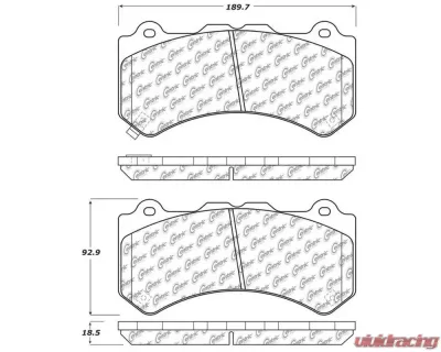 StopTech Brake Rotor - Front, Silver, Ford Mustang 2015-2020, 308.1382 - 308.13820