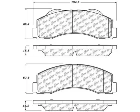 StopTech Brake Rotor, Front, Silver, for Ford Mustang 2015-2023, 308.1414