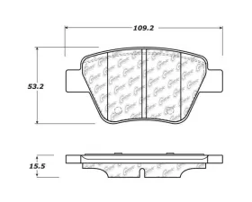 StopTech Brake Rotor Set, Front, Silver, Ford Mustang 2015-2023, 308.1456