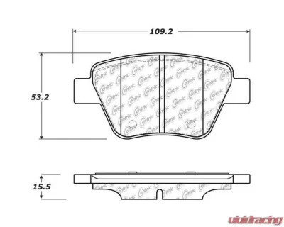 StopTech Brake Rotor Set, Front, Silver, Ford Mustang 2015-2023, 308.1456 - 308.14560
