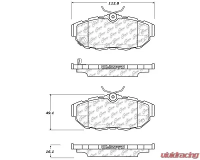 StopTech Brake Rotor, Front, Silver, Compatible with Honda Civic 2006-2011, 308.1465 - 308.14650
