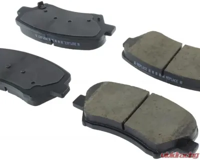 StopTech Brake Pads, Front, Ceramic, Red, Ford Mustang 2015-2020, 308.1543 - 308.15430