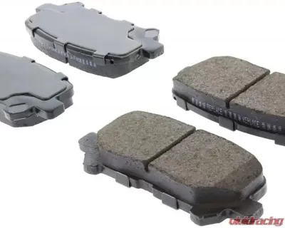 StopTech Brake Pads - Front, Ceramic, Red, for Ford Mustang 2015-2023, 308.1585 - 308.15850