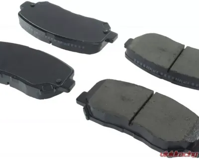 StopTech Street Brake Pads with Shims/Hardware Front for Honda Civic 2006-2011, Red, 308.16402 - 308.16402