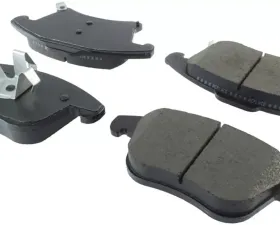 StopTech Brake Rotors - Front, Slotted, Black, Ford Mustang 2015-2023 308.1653