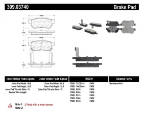 StopTech Performance Brake Rotor, Front, Silver, Ford Mustang 2015-2023, 309.0374
